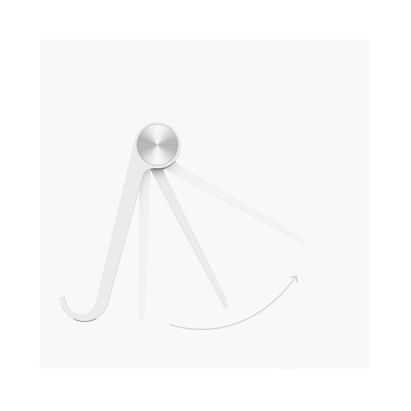 Stovas, telefono planšetės laikiklis, baltas