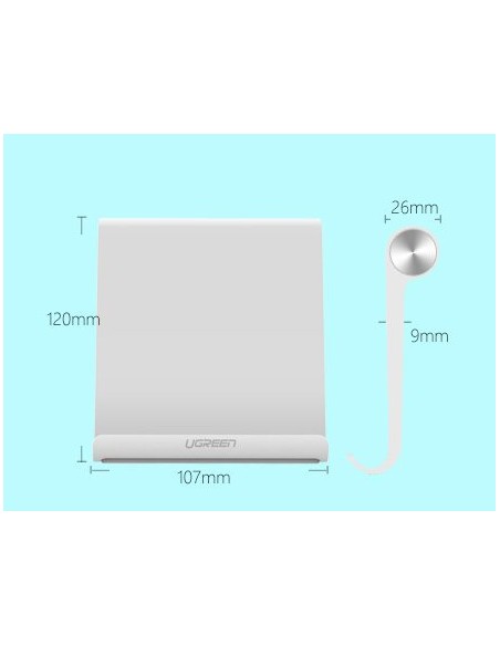 Stovas, telefono planšetės laikiklis, baltas
 
Stovas, telefono planšetės laikiklis, baltas