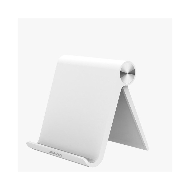 Stovas, telefono planšetės laikiklis, baltas