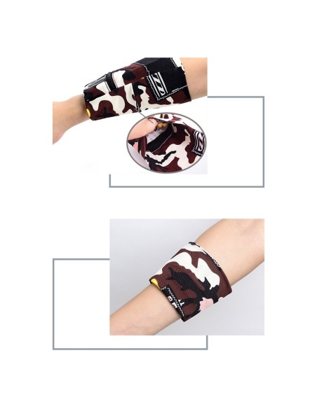 Rankovė bėgimo pratimams fitneso raištelis baltos-juodos juostelės