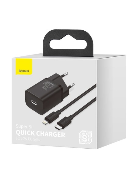 Greitas įkroviklis iPhone Super Si 1C 20W maitinimo tiekimas + USB-C - Lightning laidas 1m juodas
 
Greitas įkroviklis iPhone Super Si 1C 20W maitinimo tiekimas + USB-C - Lightning laidas 1m juodas