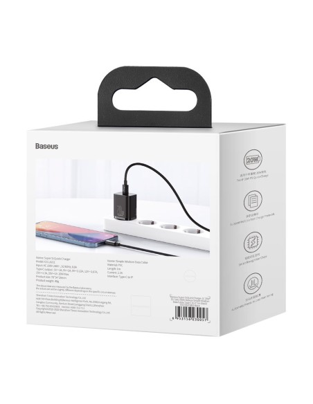 Greitas įkroviklis iPhone Super Si 1C 20W maitinimo tiekimas + USB-C - Lightning laidas 1m juodas
 
Greitas įkroviklis iPhone Super Si 1C 20W maitinimo tiekimas + USB-C - Lightning laidas 1m juodas