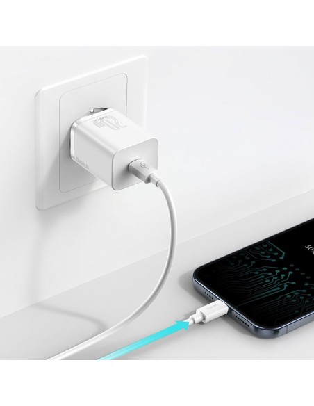 Greitas įkroviklis iPhone Super Si 1C 20W maitinimo tiekimas + USB-C - Lightning kabelis 1m baltas
 
Greitas įkroviklis iPhone Super Si 1C 20W maitinimo tiekimas + USB-C - Lightning kabelis 1m baltas