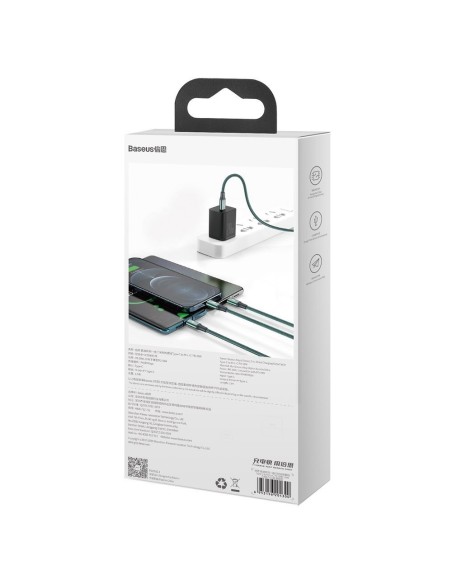 Rapid 3in1 kabelis USB-C - USB-C / Lightning / micro USB 20 W 1,5 m žalias
 
Rapid 3in1 kabelis USB-C - USB-C / Lightning / micro USB 20 W 1,5 m žalias