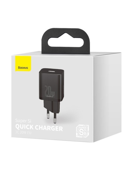 Super Si 1C USB-C 20W Power Delivery greitas įkroviklis, juodas
 
Super Si 1C USB-C 20W Power Delivery greitas įkroviklis, juodas