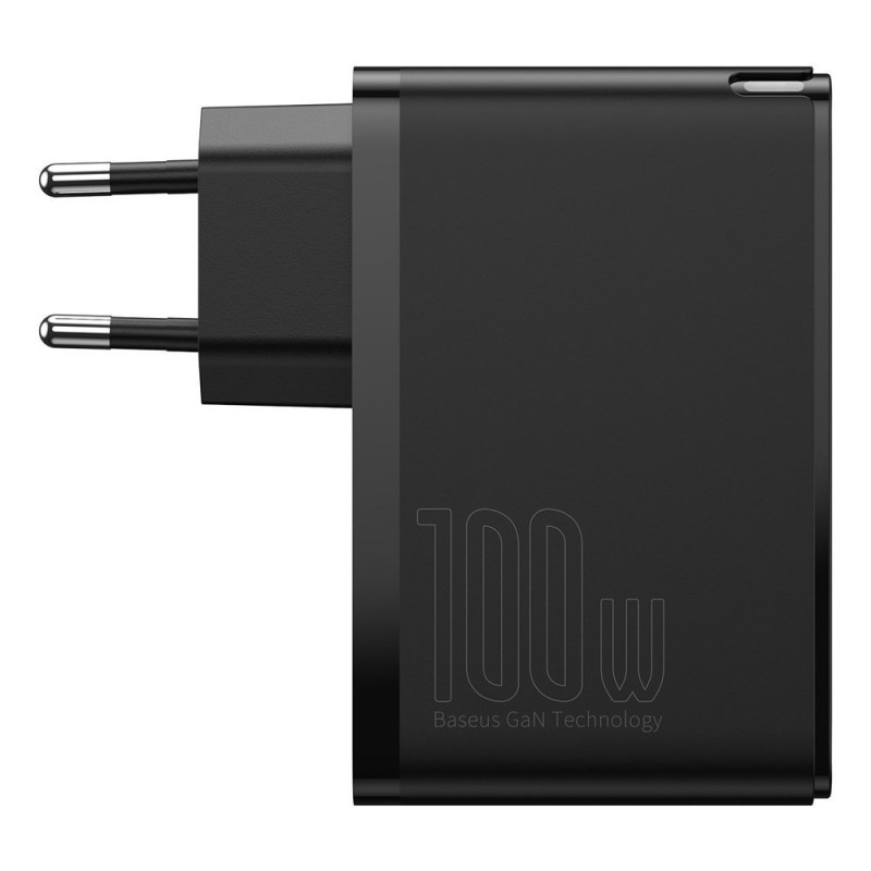 GaN2 Pro USB greitas įkroviklis USB-C QC PD 100W juodas