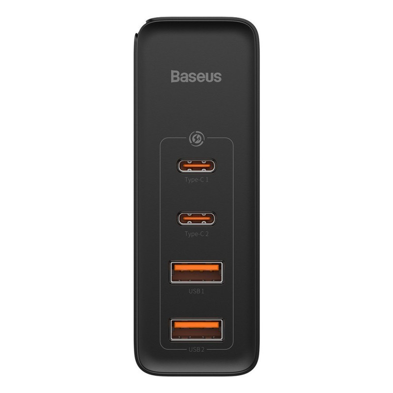 GaN2 Pro USB greitas įkroviklis USB-C QC PD 100W juodas