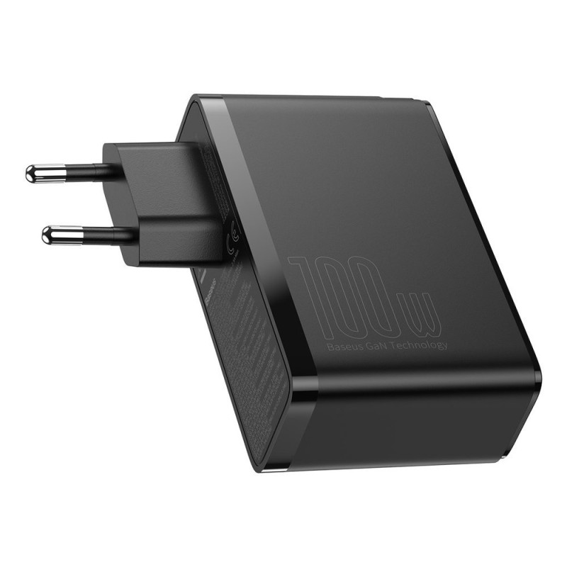 GaN2 Pro USB greitas įkroviklis USB-C QC PD 100W juodas