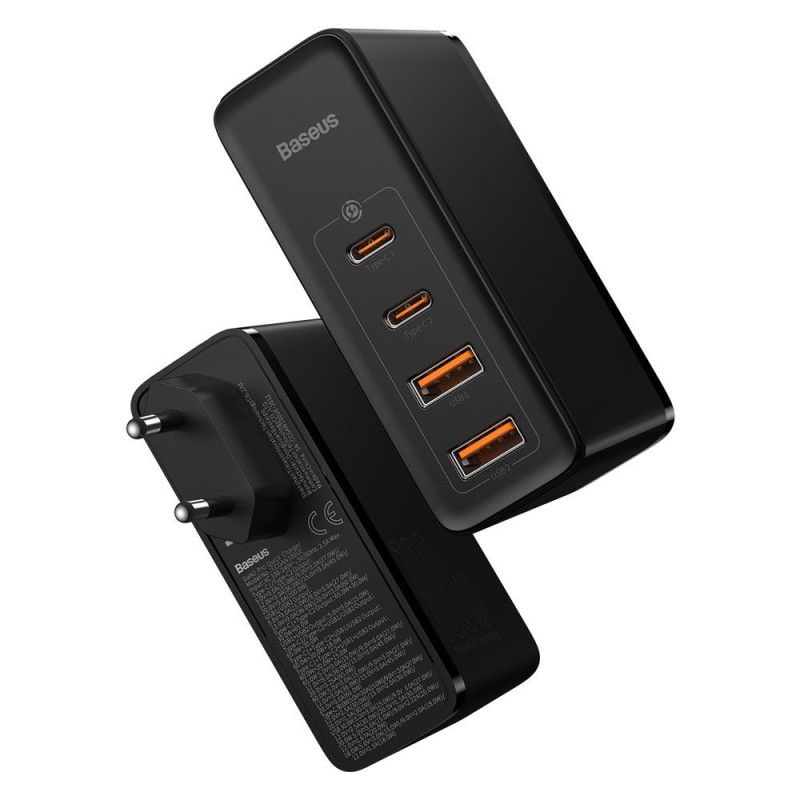 GaN2 Pro USB greitas įkroviklis USB-C QC PD 100W juodas