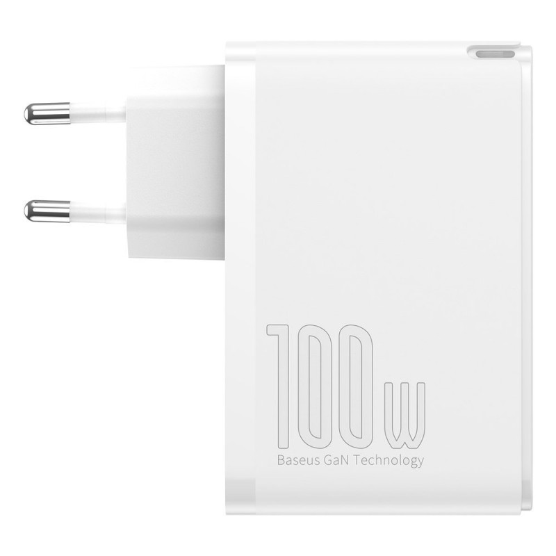 
GaN2 Pro USB greitas įkroviklis USB-C QC PD 100W baltas
