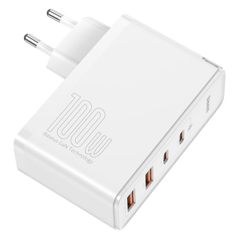 
GaN2 Pro USB greitas įkroviklis USB-C QC PD 100W baltas
