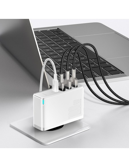 
GaN2 Pro USB greitas įkroviklis USB-C QC PD 100W baltas
