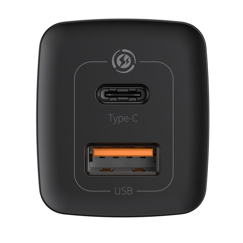 GaN2 Pro USB greitas įkroviklis USB-C QC PD 65W juodas