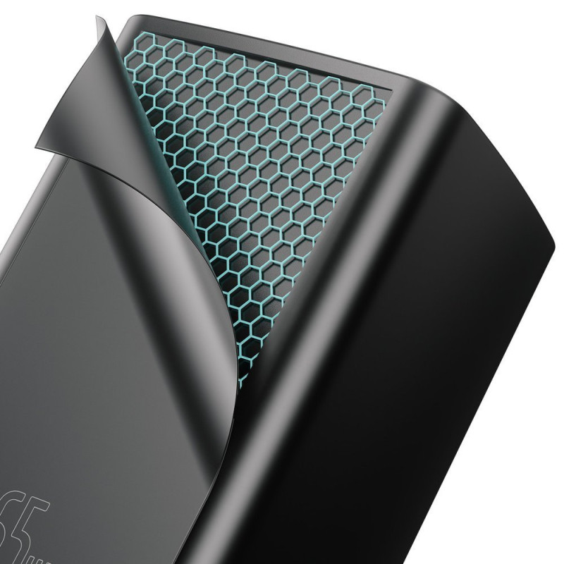 GaN2 Pro USB greitas įkroviklis USB-C QC PD 65W juodas
