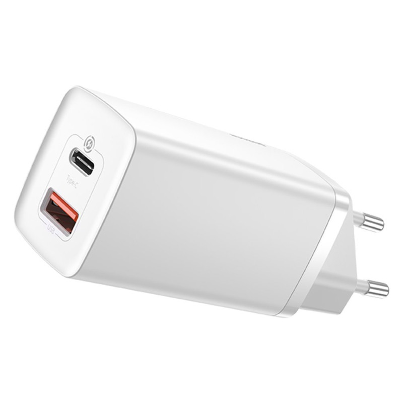 
GaN2 Pro USB greitas įkroviklis USB-C QC PD 65W baltas
