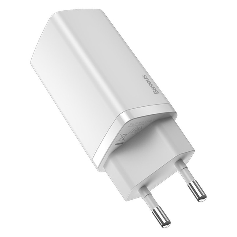 GaN2 Pro USB greitas įkroviklis USB-C QC PD 65W baltas