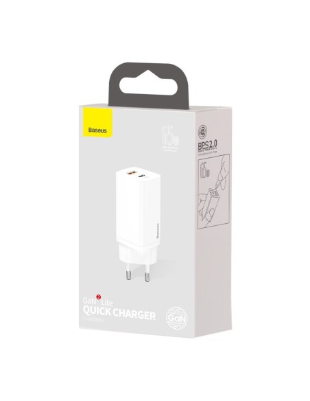 GaN2 Pro USB greitas įkroviklis USB-C QC PD 65W baltas
 
GaN2 Pro USB greitas įkroviklis USB-C QC PD 65W baltas