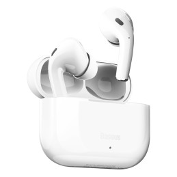 
W3 Bluetooth 5.0 TWS belaidės ausinės, įdedamos į ausis, atsparios vandeniui IP55, baltos spalvos
