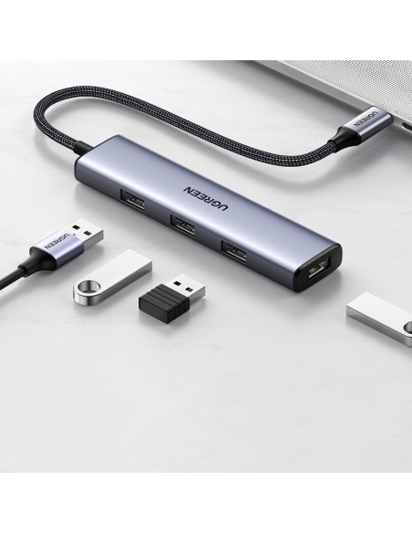 HUB USB-C iki 4x USB 3.2 skirstytuvo, sidabro spalvos
 
HUB USB-C iki 4x USB 3.2 skirstytuvo, sidabro spalvos