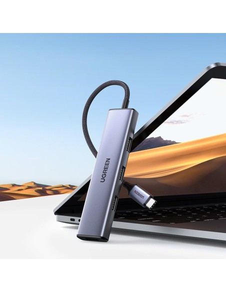 HUB USB-C iki 4x USB 3.2 skirstytuvo, sidabro spalvos
 
HUB USB-C iki 4x USB 3.2 skirstytuvo, sidabro spalvos