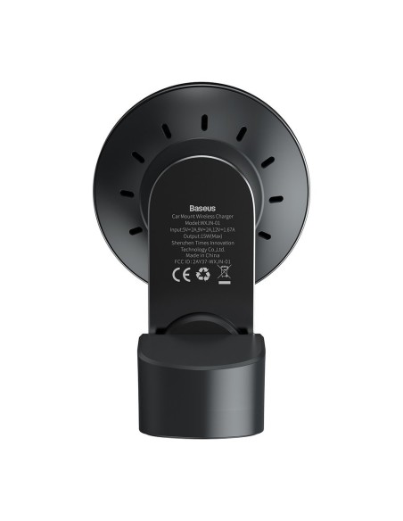 
Magnetinis automobilinis laikiklis Qi 15W MagSafe indukcinis įkroviklis iPhone juodas
