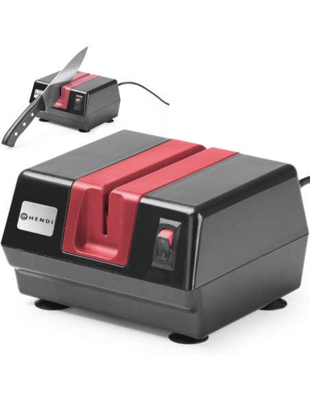 Elektrinis galąstuvas visų tipų peiliams 75 W - Hendi 820643 Elektrinis galąstuvas visų tipų peiliams 75 W - Hendi 820643