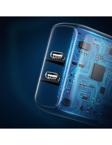 2x USB-C 40W Power Delivery telefono įkroviklis, baltas
 
2x USB-C 40W Power Delivery telefono įkroviklis, baltas