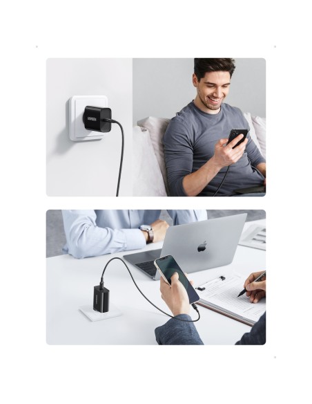 USB-C 20W Power Delivery telefono įkroviklis, juodas
 
USB-C 20W Power Delivery telefono įkroviklis, juodas
