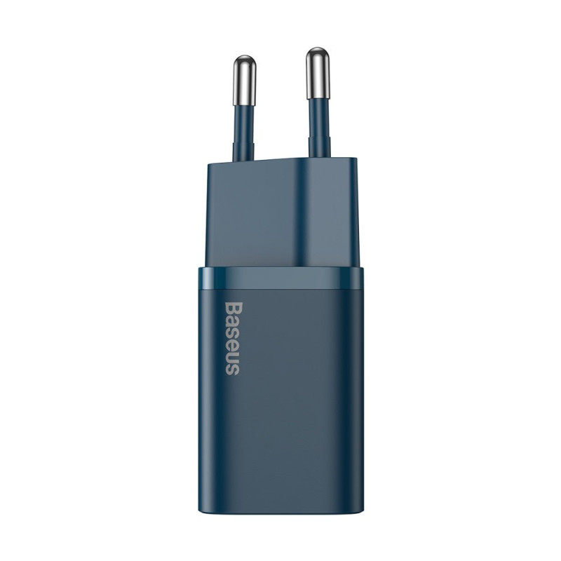 Super Si 1C greitas USB-C įkroviklis 20 W Power Delivery mėlynas
