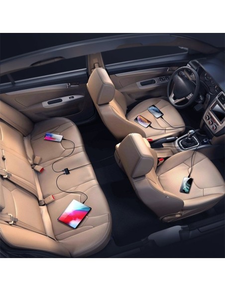 Greitas automobilinis įkroviklis 5x USB 6.2A su ilgintuvu, juodas
 
Greitas automobilinis įkroviklis 5x USB 6.2A su ilgintuvu, juodas