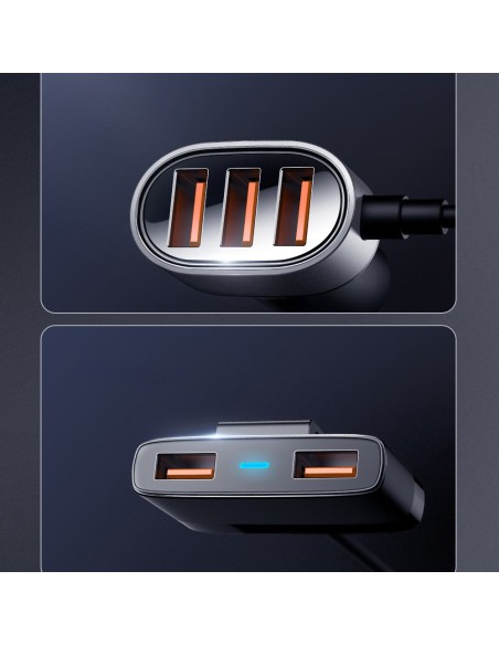 Greitas automobilinis įkroviklis 5x USB 6.2A su ilgintuvu, juodas
 
Greitas automobilinis įkroviklis 5x USB 6.2A su ilgintuvu, juodas