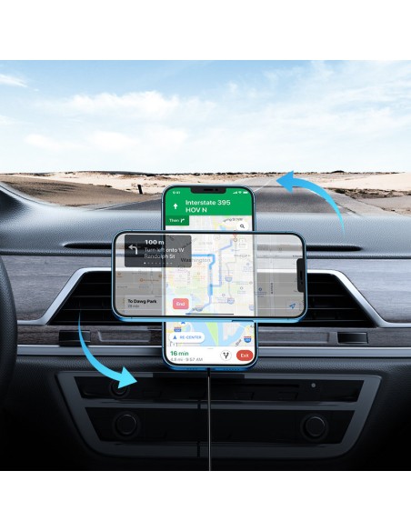 Magnetinis automobilinis laikiklis Qi 15W MagSafe indukcinis įkroviklis iPhone juodas
 
Magnetinis automobilinis laikiklis Qi 15W MagSafe indukcinis įkroviklis iPhone juodas