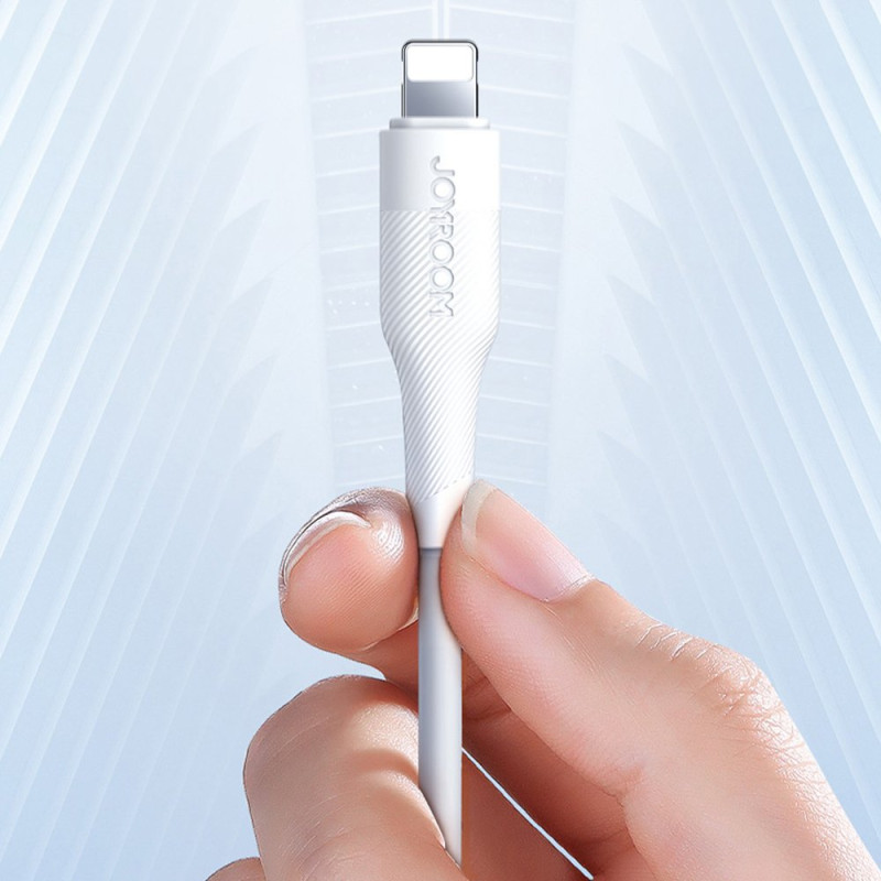 iPhone USB-C – Lightning PD 2.4A 20W 1.2m greito įkrovimo laidas, juodas