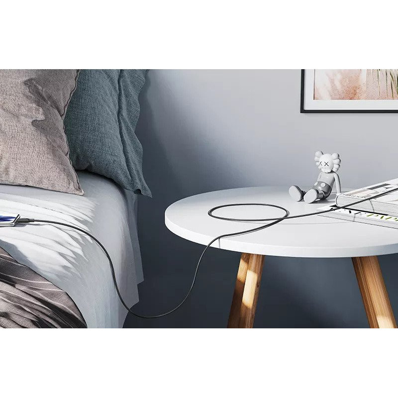 
USB-C 25W PD telefono įkroviklis + 2m juodas USB-C laidas
