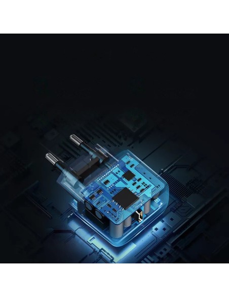 
USB-C 25W PD telefono įkroviklis + 2m juodas USB-C laidas
