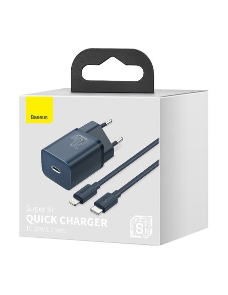 Super Si 1C greitas USB-C 20W PD įkroviklis + iPhone Lightning laidas 1m mėlynas
 
Super Si 1C greitas USB-C 20W PD įkroviklis + iPhone Lightning laidas 1m mėlynas