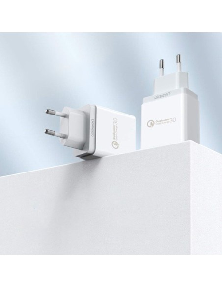 Quick Charge 3.0 18W 3A USB baltas greitas įkroviklis
 
Quick Charge 3.0 18W 3A USB baltas greitas įkroviklis