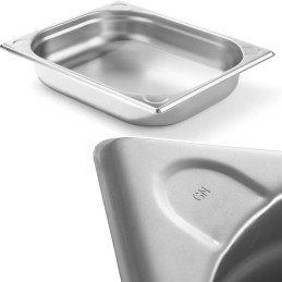 Kitchen Line GN 1/2 plieninis konteineris, aukštis 65 mm - Hendi 806326
