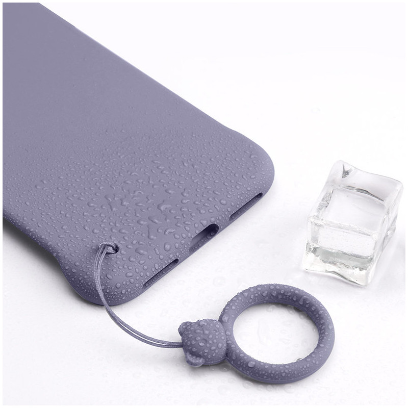 Silikoninis telefono dirželis, meškiuko pakabukas, piršto žiedas, tamsiai žalia