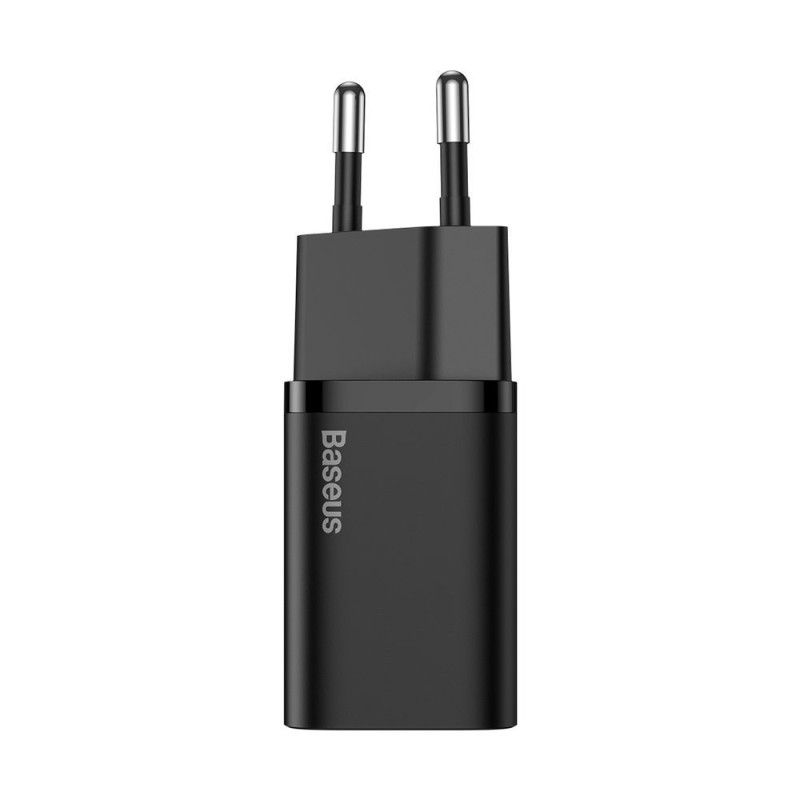 Super Si 1C greitas USB-C įkroviklis 30 W Power Delivery Quick Charge juodas