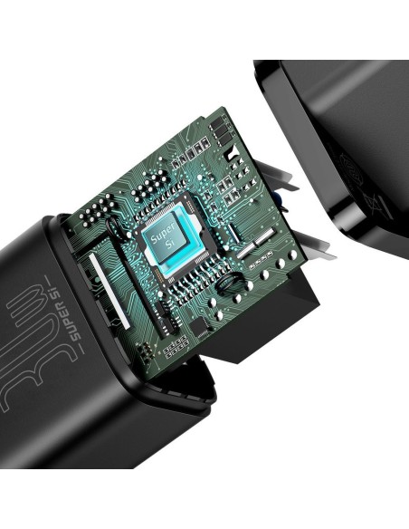 Super Si 1C greitas USB-C įkroviklis 30 W Power Delivery Quick Charge juodas
 
Super Si 1C greitas USB-C įkroviklis 30 W Power Delivery Quick Charge juodas