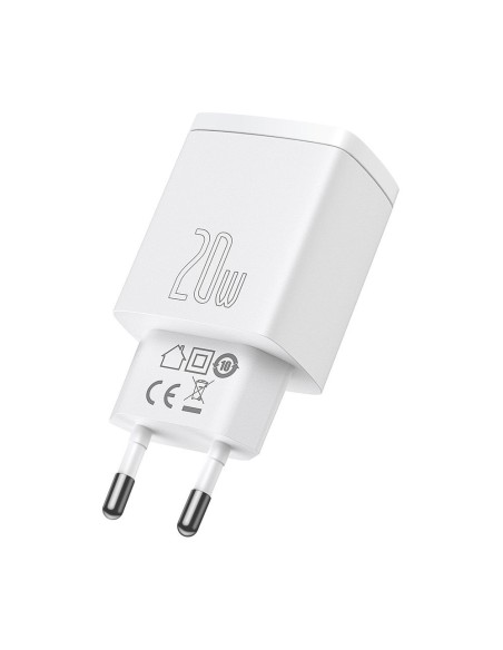 Kompaktiškas USB greitas įkroviklis USB-C 20W 3A PD QC 3.0 baltas
 
Kompaktiškas USB greitas įkroviklis USB-C 20W 3A PD QC 3.0 baltas