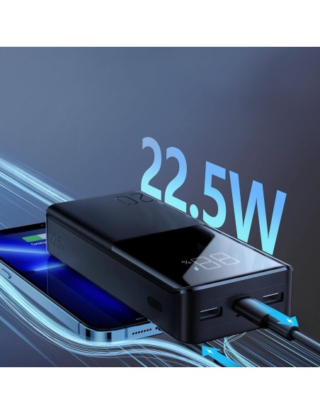 Powerbank 20000mAh 22,5W PD QC3.0 AFC juoda