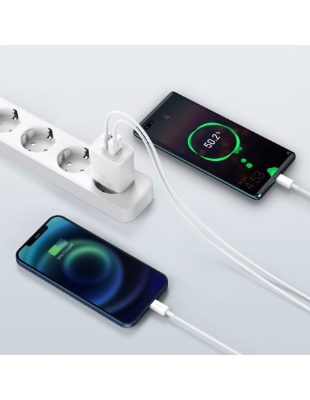 Kompaktiškas USB greitas įkroviklis USB-C 20W 3A PD QC 3.0 baltas
 
Kompaktiškas USB greitas įkroviklis USB-C 20W 3A PD QC 3.0 baltas