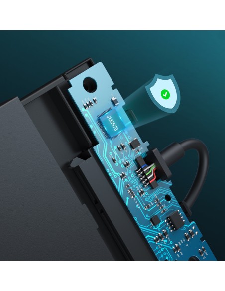 2,5 colio HDD SSD kietojo disko korpusas su 1,5 Gbps USB laidu, juodas
 
2,5 colio HDD SSD kietojo disko korpusas su 1,5 Gbps USB laidu, juodas