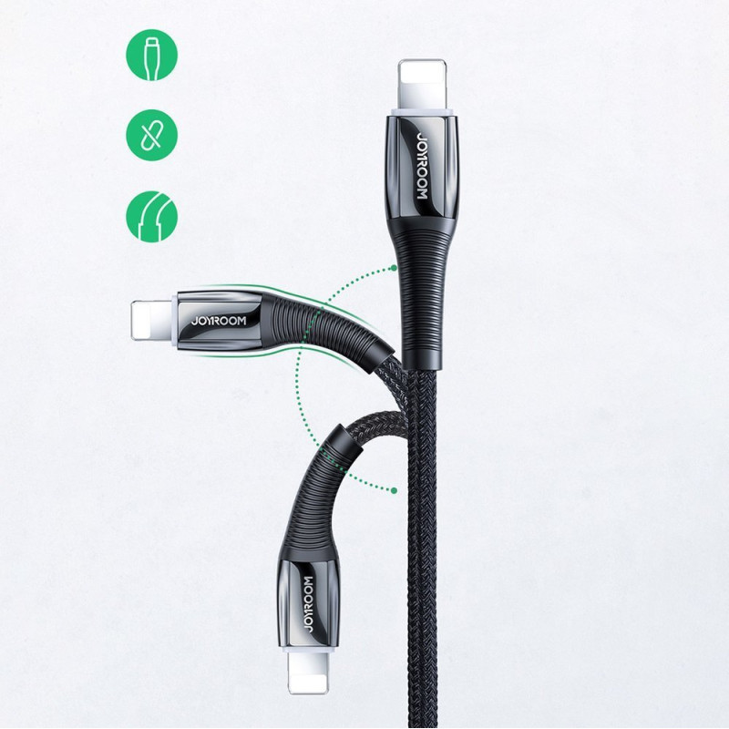 „iPhone“ USB-C laidas – žaibo maitinimo tiekimas 20 W 2,4 A 1,2 m raudonas