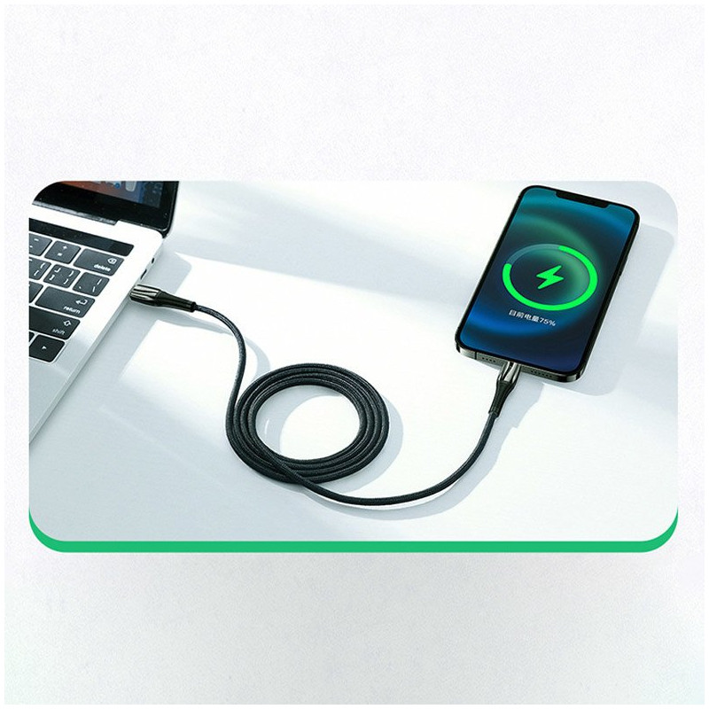 „iPhone“ USB-C laidas – žaibo maitinimo tiekimas 20 W 2,4 A 1,2 m raudonas