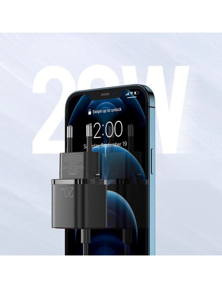 Greitas USB-C 20 W maitinimo tiekimas Quick Charge 3.0 AFC įkroviklis, juodas
 
Greitas USB-C 20 W maitinimo tiekimas Quick Charge 3.0 AFC įkroviklis, juodas