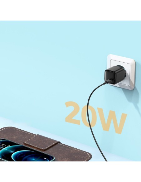 Greitas USB-C 20 W maitinimo tiekimas Quick Charge 3.0 AFC įkroviklis, juodas
 
Greitas USB-C 20 W maitinimo tiekimas Quick Charge 3.0 AFC įkroviklis, juodas