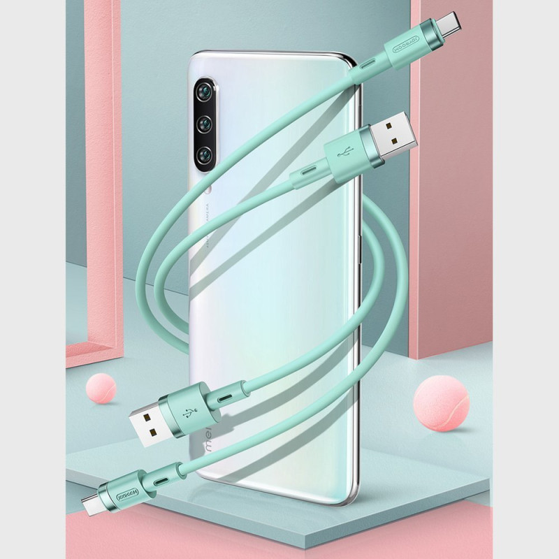 
USB laidas – USB-C 2.4A 1.2 m baltas
